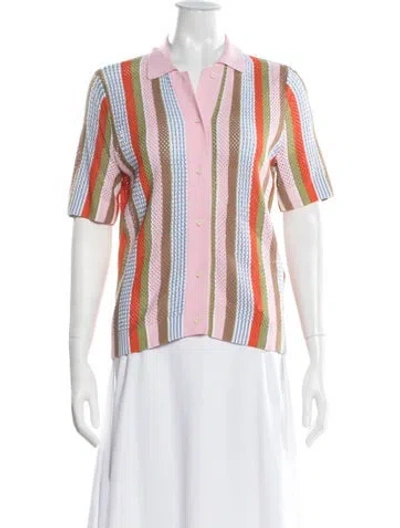 Pre-owned Stine Goya Striped Sweater In Pink