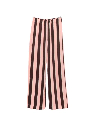 Stine Goya Striped Wide-leg Trousers In Multi