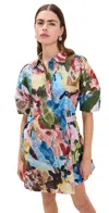 Stine Goya Structured Sleeve Mini Dress Loves Me, Loves Me Not In Loves Me, Loves Me Not