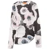 Stine Goya Asymmetric Long-sleeves Top In Black