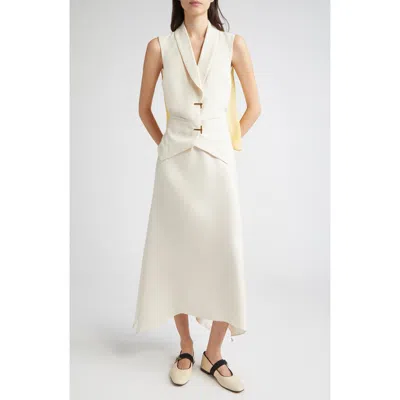 Stine Goya Tailored Handkerchief Hem Dress In Neutral