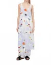 Stine Goya Tank Long Dress In Skyfall Flowers In Multi