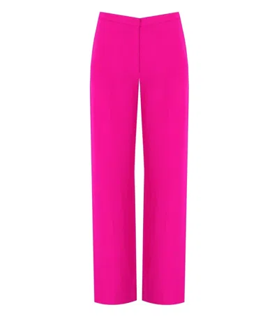 Stine Goya Timo Fuchsia Wide Leg Trousers In Pink