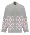 Stine Goya Tino Grey And Pink Bomber Jacket