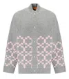 Stine Goya Tino Grey And Pink Bomber Jacket