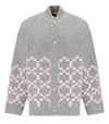 Stine Goya Tino Grey And Pink Bomber Jacket