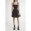 Stine Goya Mini Dress With Adjustable Straps In Black