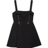 Stine Goya Mini Dress With Adjustable Straps In Jet Black