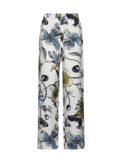 Stine Goya Floral-print Trousers In Fine Line Poppies