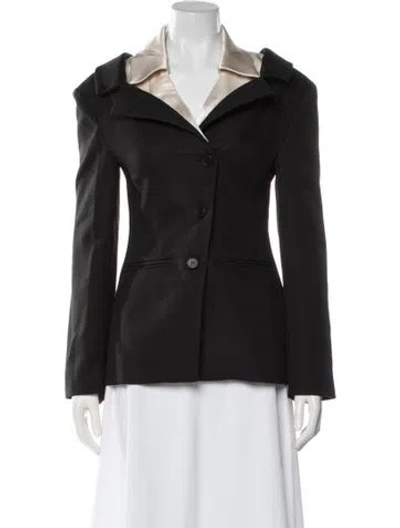 Pre-owned Stine Goya Virgin Wool Blazer W/ Tags In Black