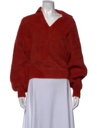 Pre-owned Stine Goya V-neck Sweater In Orange