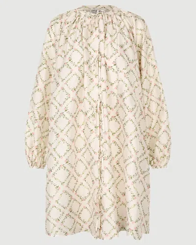 Stine Goya Voluminous Bow Dress In Neutral