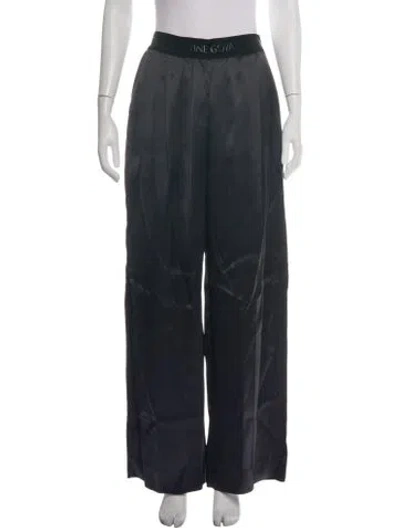 Pre-owned Stine Goya Wide Leg Pants In Black/grey
