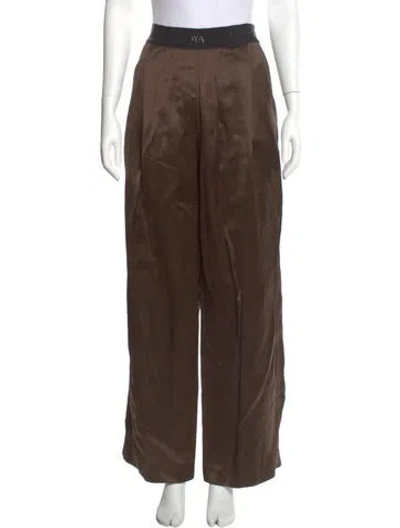 Pre-owned Stine Goya Wide Leg Pants In Brown
