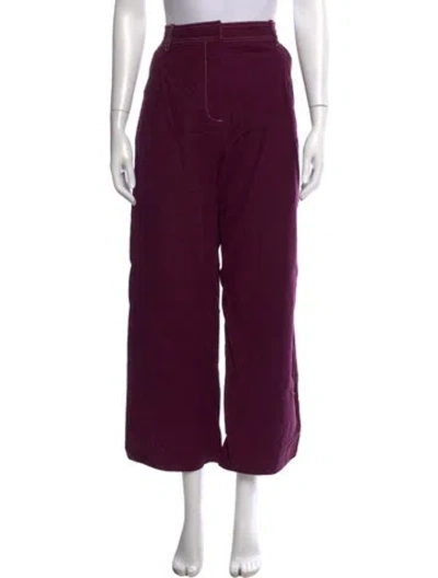 Pre-owned Stine Goya Wide Leg Pants In Purple