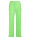 Stine Goya Woman Pants Acid Green Size Xs Recycled Polyester In Green