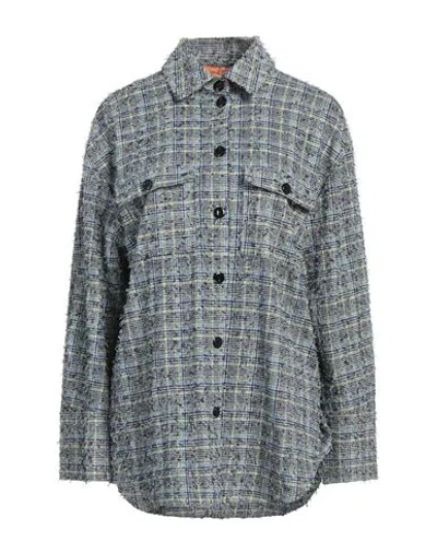 Stine Goya Woman Shirt Midnight Blue Size L Recycled Polyester, Viscose, Elastane