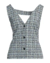 Stine Goya Orly, 1910 Textured Casual Check In Green