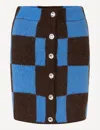 Stine Goya Check Pattern Skirt In Multi