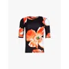 Stine Goya Minerva Top In Opium Poppies In Opium Poppies