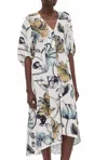 Stine Goya Floral-print Jacquard Midi Dress In Multi