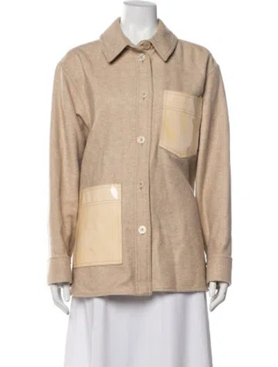 Pre-owned Stine Goya Wool Jacket In Neutrals