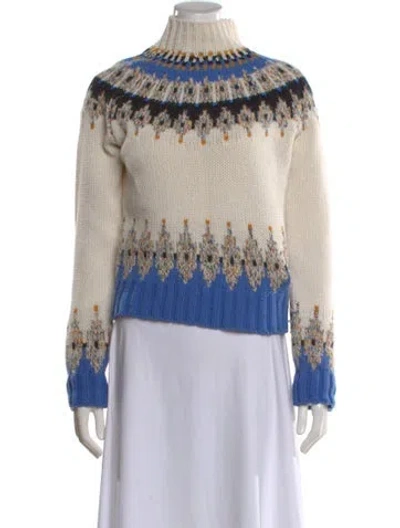 Pre-owned Stine Goya Wool Patterned Sweater In Multi