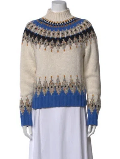Pre-owned Stine Goya Wool Patterned Sweater In Neutrals