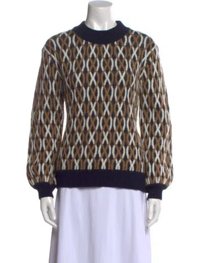 Pre-owned Stine Goya Wool Printed Sweater In Multi