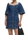 Stine Goya Yvonne Denim Dress In Blue In Blue