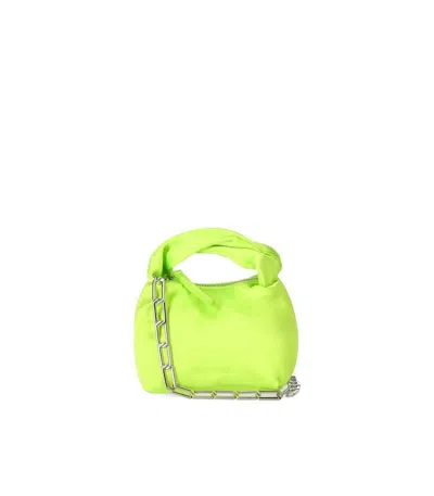 Stine Goya Ziggy Satin Lime Green Micro Bag