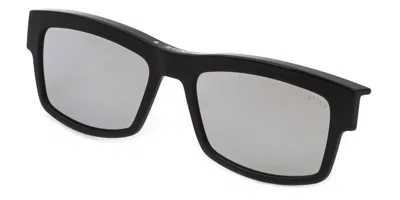 Sting Agst409 Clip-on Only Polarized Z42p Occhiali Da Sole Neri Per Uomo In Black