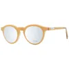 Sting Brown Unisex Glasses Frame In Gold