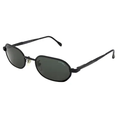 Pre-owned Sting Hexagonal Vintage Sunglasses Spring Hinges In Black