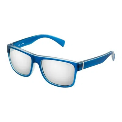 Sting Men's Sunglasses  Ss6543567sbw  56 Mm Gbby2 In Blue