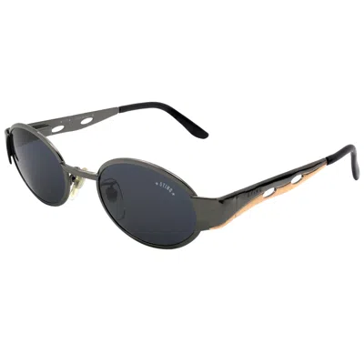 Pre-owned Sting Round Vintage Sunglasses By , Italy In Black
