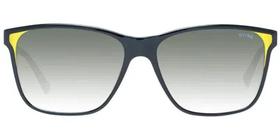 Sting Sst133 0b29 Men's Sunglasses Clear Size 57 In Transparent