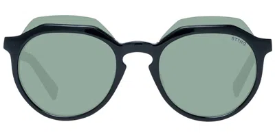 Sting Sst197 0700 Men's Sunglasses Black Size 49