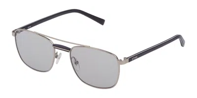 Sting Sst230 581g Men's Sunglasses Silver Size 53