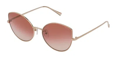 Sting Sst313 300g Occhiali Da Sole Oro Per Donna In Gold