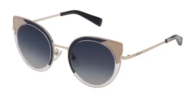 Sting Sst324 07cp Men's Sunglasses Blue Size 50