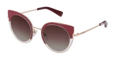 Sting Sst324 07cq Men's Sunglasses Red Size 50 In Multi