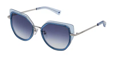 Sting Sst362v Charming 8 0514 Men's Sunglasses Blue Size 53
