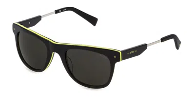 Sting Sst383 0b29 Occhiali Da Sole Neri Per Uomo In Multi