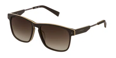 Sting Sst384 Aahy Occhiali Da Sole Marroni Per Uomo In Brown