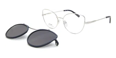 Sting Sst431 With Clip-on Men's Glasses, Silver, Size 53