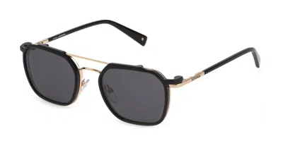 Sting Sst463 With Clip-on 300p Men's Glasses Rose-gold Size 51 - Free Lenses - Blue Light Block Available