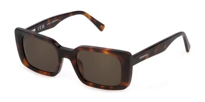 Sting Sst477 09jc Men's Sunglasses Tortoiseshell Size 51 In Brown