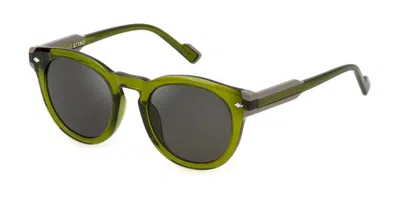 Sting Sst513 06w5 Men's Sunglasses Green Size 49