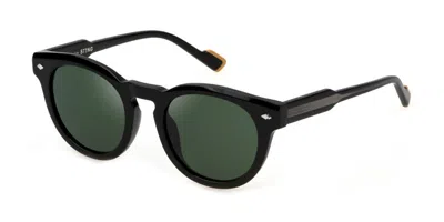 Sting Sst513 0700 Men's Sunglasses Black Size 49